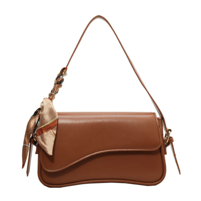 Textured Niche Autumn Shoulder Crossbody Square Bag